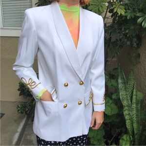Vintage white/gold Harrison Kent jacket